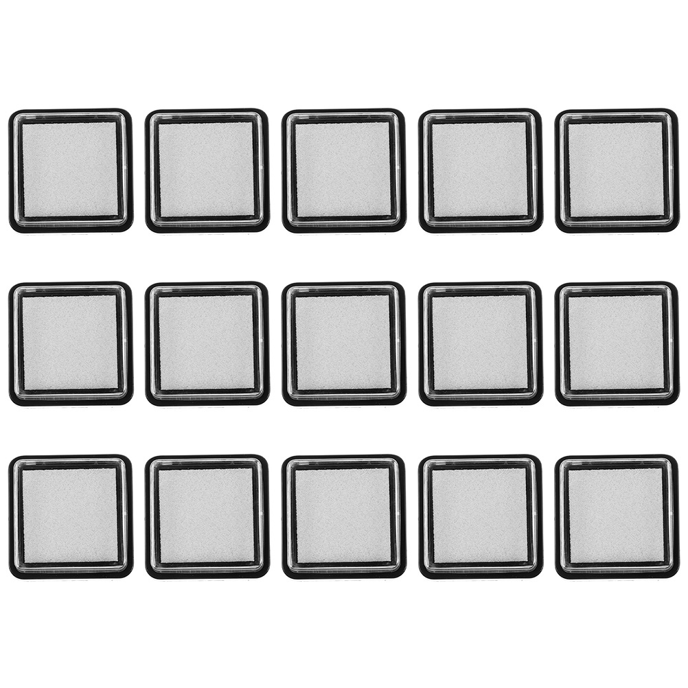 Self Inking Stamp - แผ่นหมึกพิมพ์ 15 ชิ้น แผ่นหมึกเปล่า 3x3 ซม.