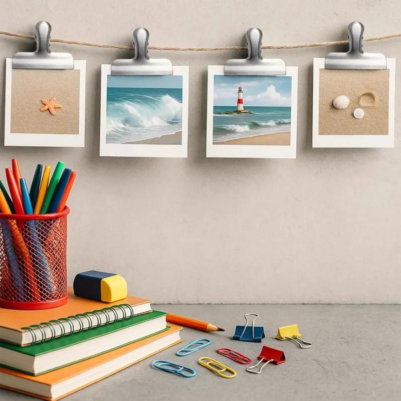 Supply Of Office Stationery - คลิปหนีบเอกสารอเนกประสงค์ 1 ชิ้น วินเทจ ทนทาน ทำจากโลหะ