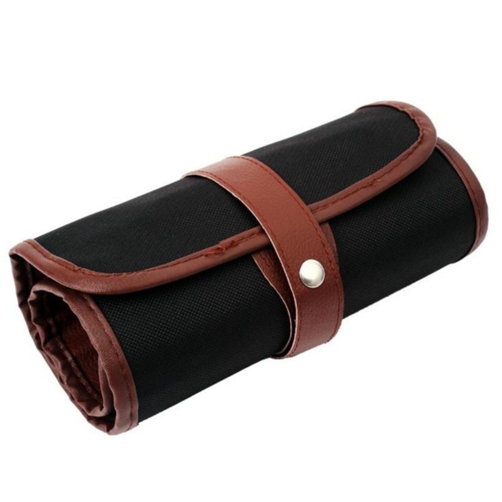 Pen Pouch Roll - กระเป๋าใส่ดินสอแบบม้วนได้ 24/36/48/72 ช่อง ดีไซน์สายหนัง PU สำหรับใส่ดินสอสี