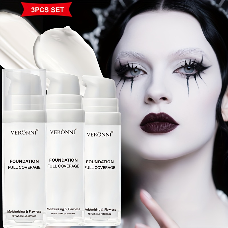 Correction Fluid White - Matte White Liquid Foundation แต่งหน้า,Buildable Coverage