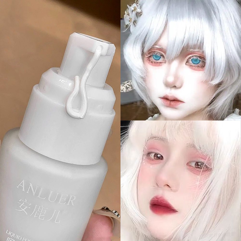 Correction Fluid White - รองพื้นชนิดน้ำสีขาว 30 มล. ปกปิดเต็มที่ ติดทนนาน กันน้ำ