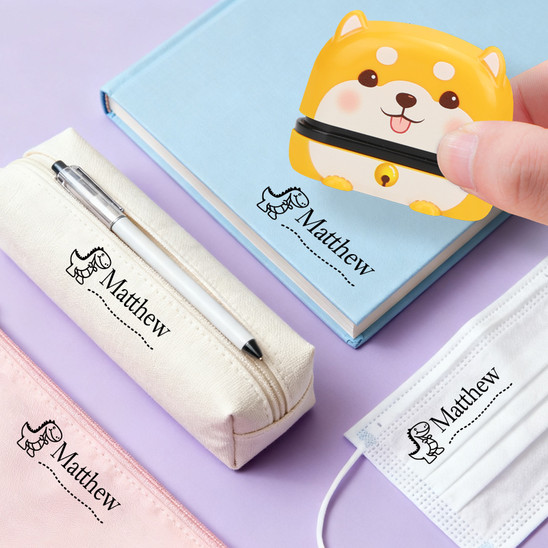 ตราประทับชื่อน่ารักแบบกำหนดเอง - Self Inking Stamp บทวิจารณ์และราคา