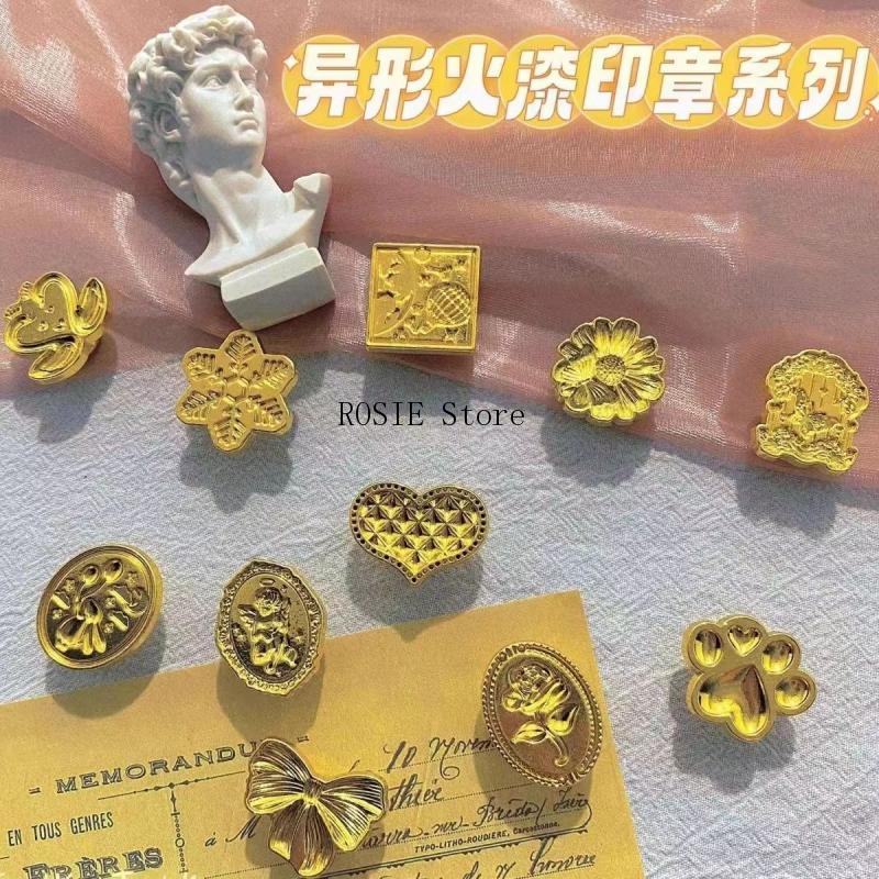 ตราประทับขี้ผึ้งโลหะ3D ตราประท - Wax Seal Stamp Kit บทวิจารณ์และราคา