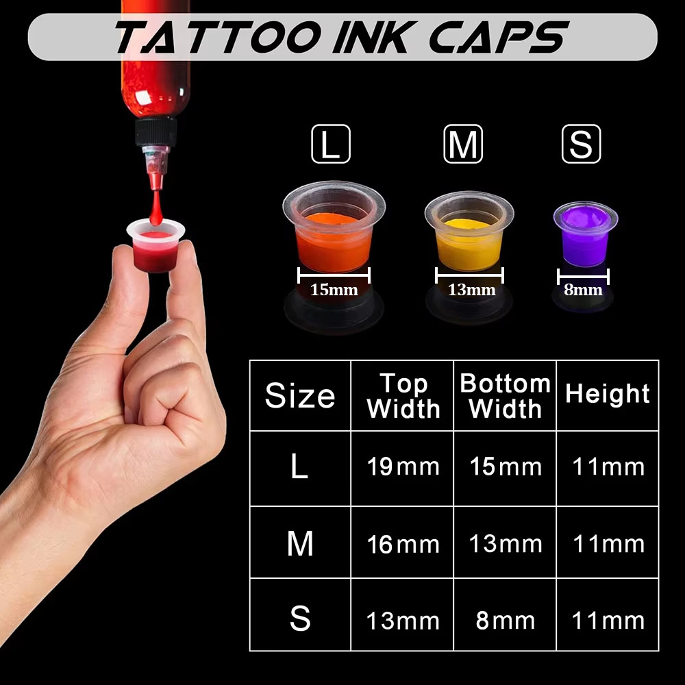 ถ้วยใส่น้ำหมึกสักพลาสติก 1000/ - Calligraphy Ink Bottle บทวิจารณ์และราคา