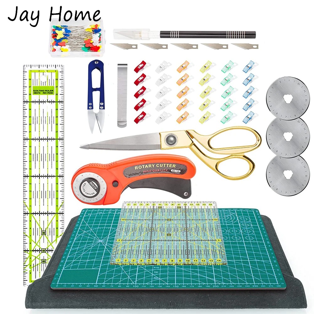 42PCS เครื่องตัดโรตารี่ชุด45มม - Scissors Stainless Craft บทวิจารณ์และราคา