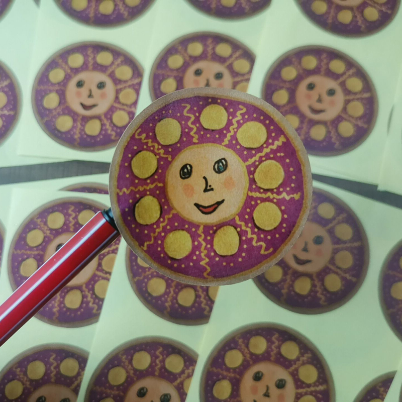 100PCS 2-15 ซม.ที่กําหนดเองสติ - Sticker Label Roll บทวิจารณ์และราคา