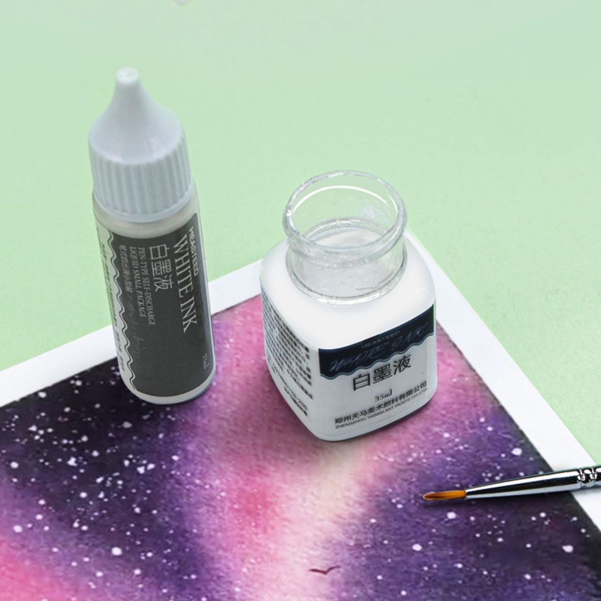 18 ml/35 ml หมึกสีขาวสําหรับปา - Correction Fluid White บทวิจารณ์และราคา