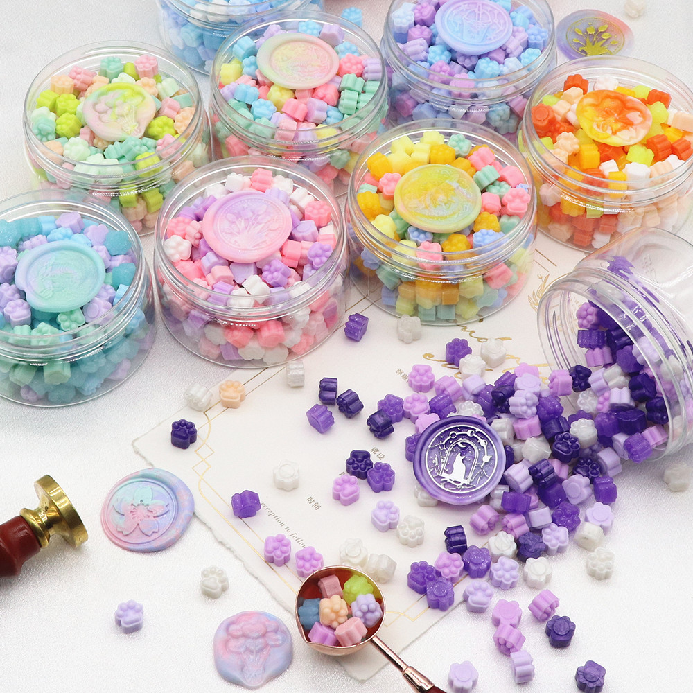 100 ชิ้น Cat - Paw ซีลขี้ผึ้งล - Wax Seal Stamp Kit บทวิจารณ์และราคา