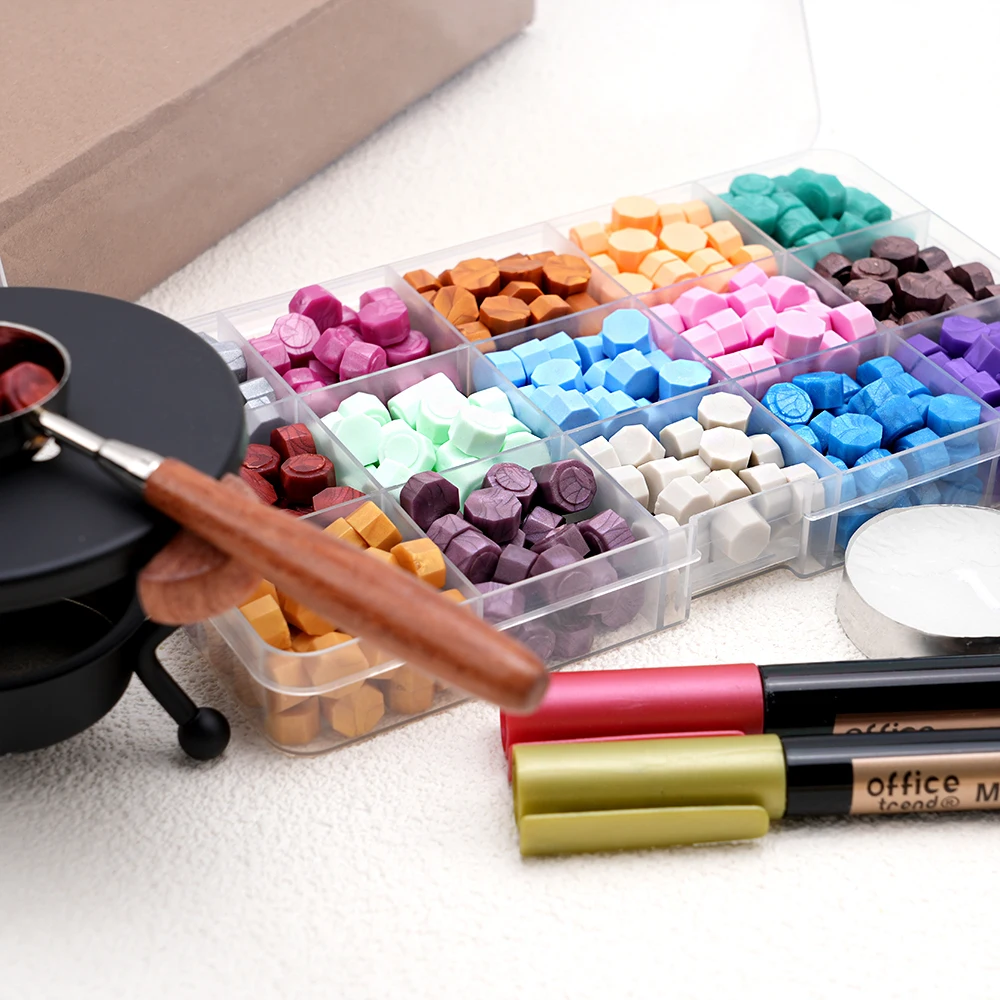 ชุดตราประทับขี้ผึ้ง DIY อุปกรณ - Wax Seal Stamp Kit บทวิจารณ์และราคา