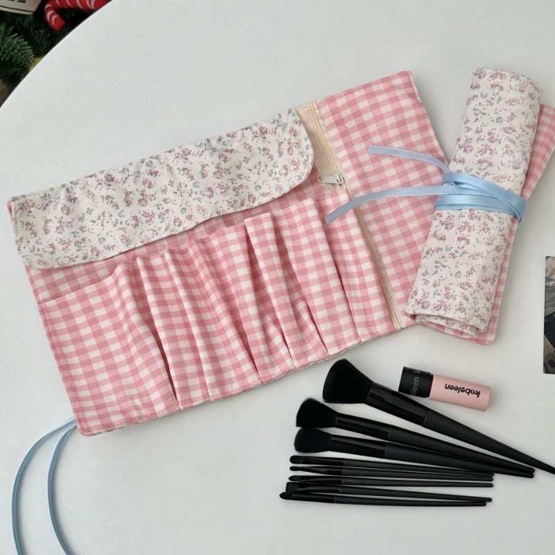 ความงามฤดูใบไม้ผลิดอกไม้ Roll- - Pen Pouch Roll บทวิจารณ์และราคา
