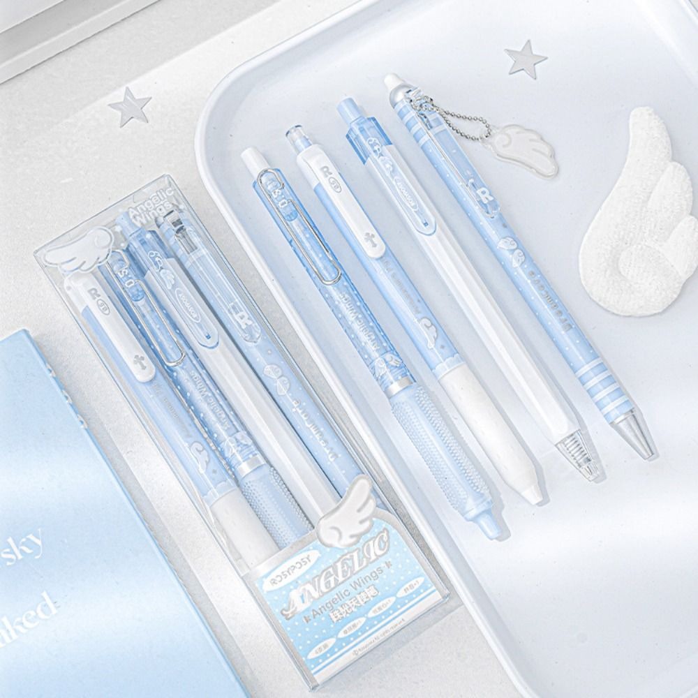 ปากกาเจลลายปีกนางฟ้า คุณภาพสูง - Gel Ink Pen Set บทวิจารณ์และราคา