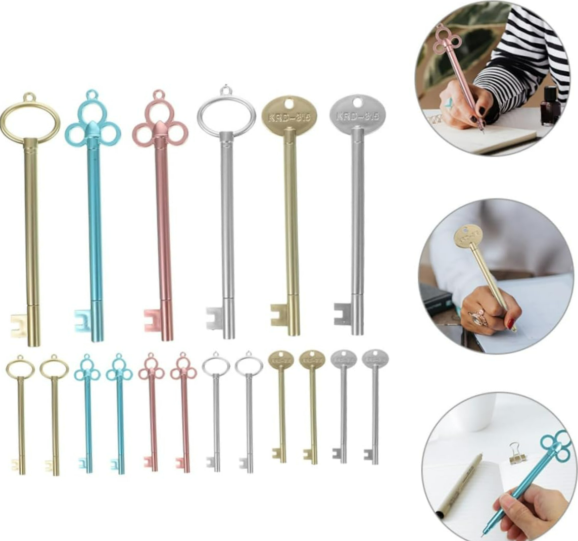 ชุดปากกาหมึกเจลกุญแจน่ารักอุปก - Gel Ink Pen Set บทวิจารณ์และราคา